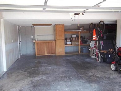 Big garage.  Room for 3 cars and storage!