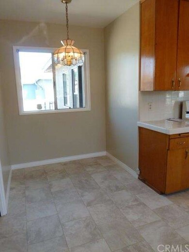 Breakfast nook in kitchen
