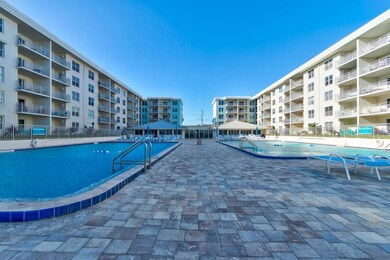 North pool is heated in winter months