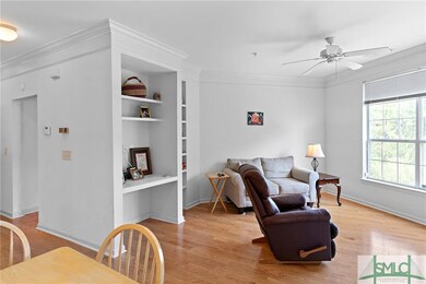 Another view of spacious living area.  Built-in de