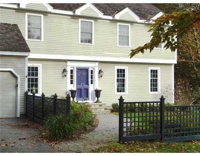 Exterior Front. The front court-yard...