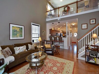Looking toward the Kitchen & Loft Sitting Area