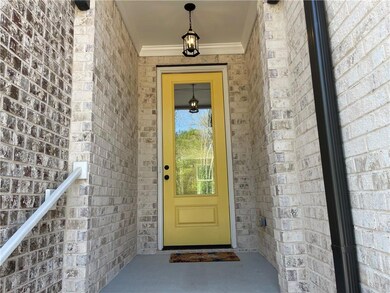 Thie 8' high front door will put a smile on your g