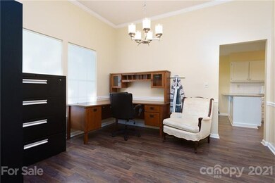 formal dining room currently used as an office