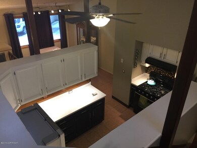 Kitchen view from master