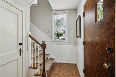 Front hall - entrance to unit 1 and 2.