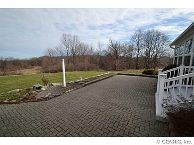 Patio. Paver patio with perennial gardens.