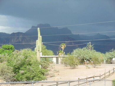 Stormy mountain