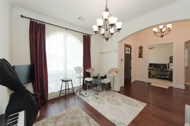 Formal dining room/used as a music study