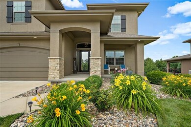 Enjoy your coffee on this big front porch!