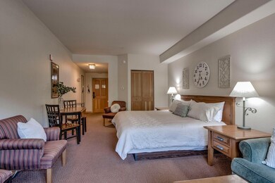 Bedroom with carpet floors
