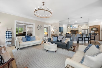 Spacious and open concept living area