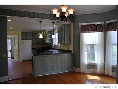 Kitchen Dining. Eating area with bay window in the