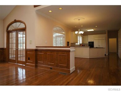 Kitchen open to family room