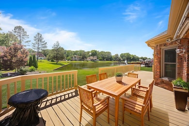Picture yourself here on the deck with a view of the lake and the yard...grilling out or enjoying coffee in the morning! Virtually staged.
