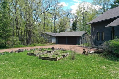 detached two car garage with heated workshop in back