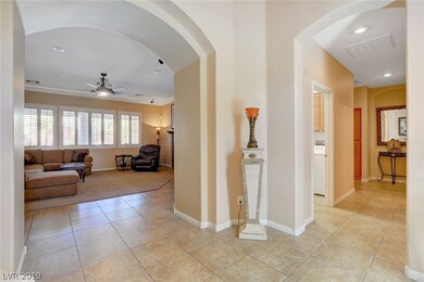 Foyer opens to great room.