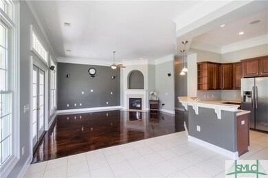 Wiiide open floorplan!  Wall at far end of photo t