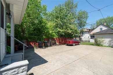 Plenty of off street parking in the fully fenced i