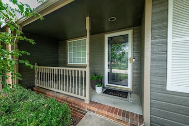Covered front porch.