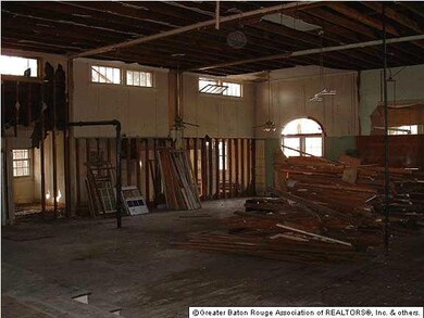 Interior has been gutted for remodeling.