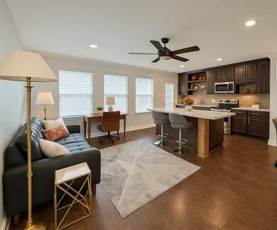 Stylish fully furnished open-concept living with m