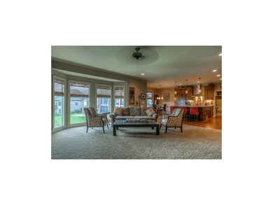 The big bay window provides lots of natural light 