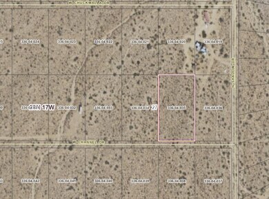Aerial map of property and surrounding area with p