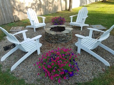 Firepit in back yard