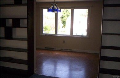 from the living room looking into the bright, sunn