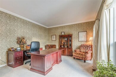 First floor Office with French Doors, could also b