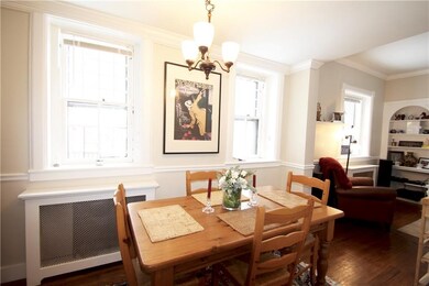 Dining room flows to living room