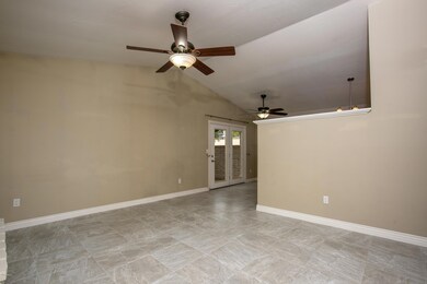 Living Area Open to the Kitchen