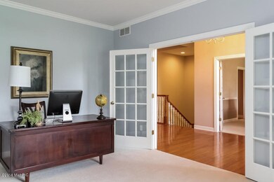 Office with French Doors