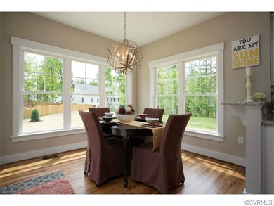 Breakfast Nook or Sunroom with Orb Chandelier & At