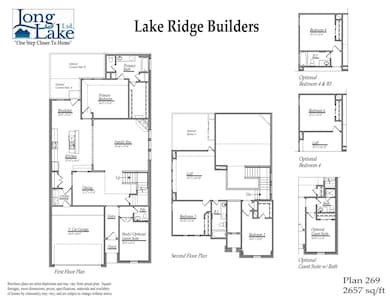 Plan 269 features 5 bedrooms, 4 full baths, and ov