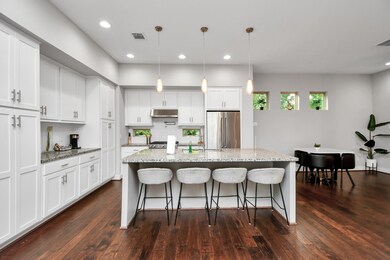 Lots of kitchen cabinets.