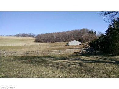 Property includes Horse Barn, 4 pastures and woods