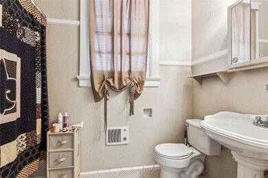 second  floor bathroom