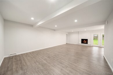 Open floor concept.