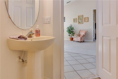 Guest/half bathroom near the formal living spaces
