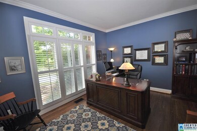 French Door are so pretty leading to office