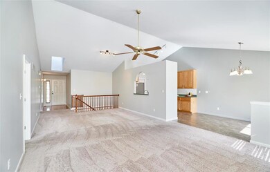 Spindled staircase is a beautiful upgrade.