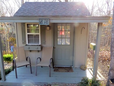 Cute storage/potting shed.