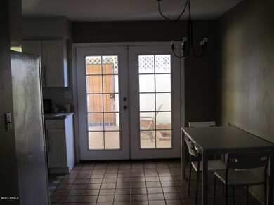French Doors to Large Enclosed Patio