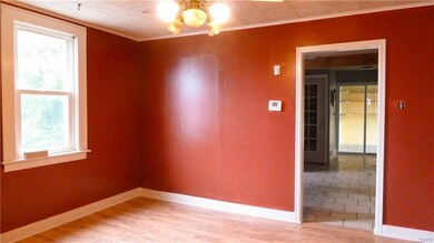 Formal dining room with ceiling fan