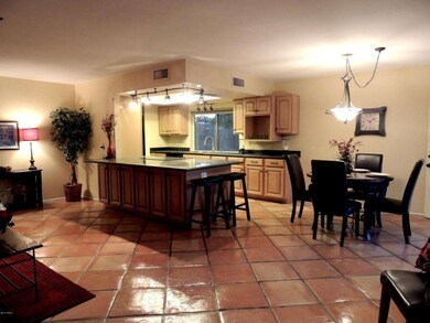 Kitchen and nook area