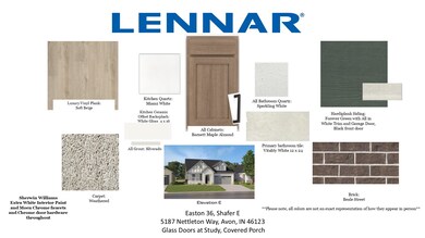 Easton Homesite 36 Colorboard