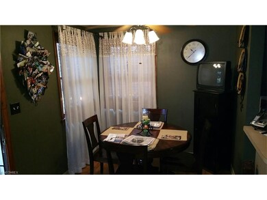 Dining room of tenant occupied unit.