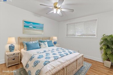 Upstairs bedroom that has be virtual staged